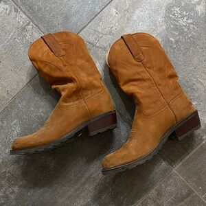 Brown suede Leather Men’s Tecovas Cowboy Boots